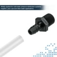 thumbnail image 2 of Uxcell 5/16" Barb OD 3/8NPT Male Thread Plastic Hose Fitting Hex Adapter Black 2 Count, 2 of 5