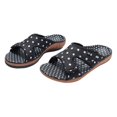 thumbnail image 2 of Fashion Polka Dot Slippers Open Toe Adjustables Sandals Arch Support Flats Slippers Casual Non-slip Ladies Shoes-26Black40, 2 of 5