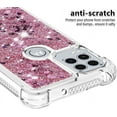 thumbnail image 4 of Funda con purpurina líquida para Moto G Stylus 2021 5G, con lentejuelas brillantes, arena movediza flotante, transparente, TPU, a prueba de golpes, color oro rosa., 4 of 8