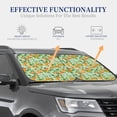 thumbnail image 4 of Sikiie Tangerine Print Foldable Car Windshield Sun Visor, Car Window Sunshade Suitable for Sedan, SUV and Truck Car Accessories-Large, 4 of 6