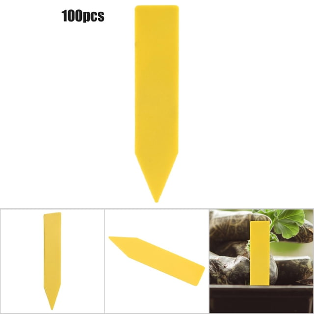Nombre De La Planta Marcador De Etiqueta De Etiqueta 100pcs PVC Durable Impermeable Para Jardín