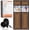 Brown, variant on MEC Temperature Protection Insulated Door Curtain with Perspective Window, 34" x 82", Oxford Fill with Thicken Cotton, Insulation Cover Blanket for Winter/Cold Weather, Keep Warm in Winter, Beige