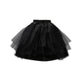thumbnail image 3 of BELOVING Jupon Sans Cerceau Respirant pour Demoiselles d'Honneur pour Robe de Bal Princess Noir, 3 of 10