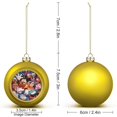 thumbnail image 2 of Bolas navideñas de Mickey Mouse y Minnie Mouse, decoración navideña, decoración para fiestas, adornos para árboles, 2 of 4