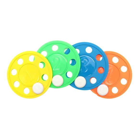 Tachiuwa 4 Pcs Disques de Plongée Colorés Amusants Jouets sous-Marins pour Sports Nautiques Enfants A