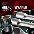 thumbnail image 4 of 32 In 1 Heavy Duty Socket Set 1-2" Chrome Vanadium Steel | Ratchet Socket Wrench Spanner 32 Pieces | Hand Tool Kit Plastic, Storage Case, For Mechanic Tool Kits - Pack Of 1 | Accessories, 4 of 5