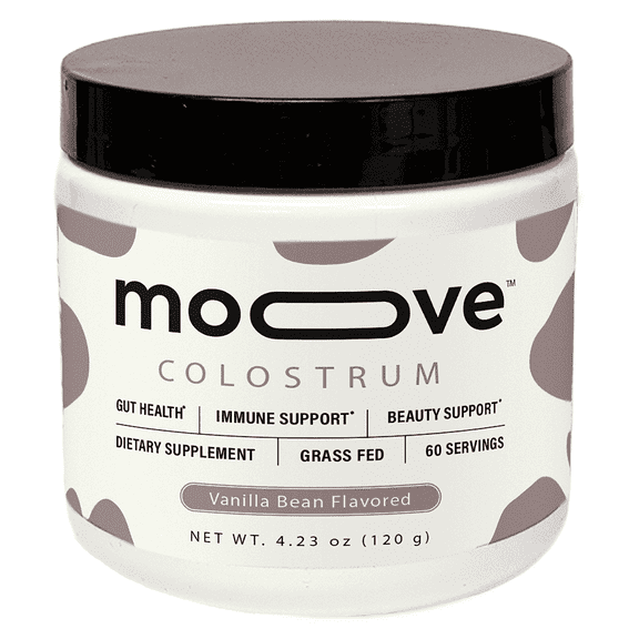Moove Colostrum Vanilla Bean Powder, 120g