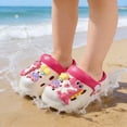 thumbnail image 5 of Rhuody Toddler Girls slipper Soft Sole Closed Toe Clogs Adjustable Strap On Summer Sandals Durable Feetwear White 3-3.5 Years, 5 of 7