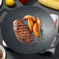 thumbnail image 4 of Sartén Para Parrilla Coreana, Plancha Redonda Antiadherente Para Barbacoa Con Revestimiento De Piedra Médica Para Cocinar Y Acampar Fácilmente, 4 of 7