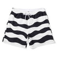thumbnail image 5 of Mens Swim Trunks 5" with Mesh Lining Quick Dry Bathing Suits for Men Black Wave Size XL, 5 of 7