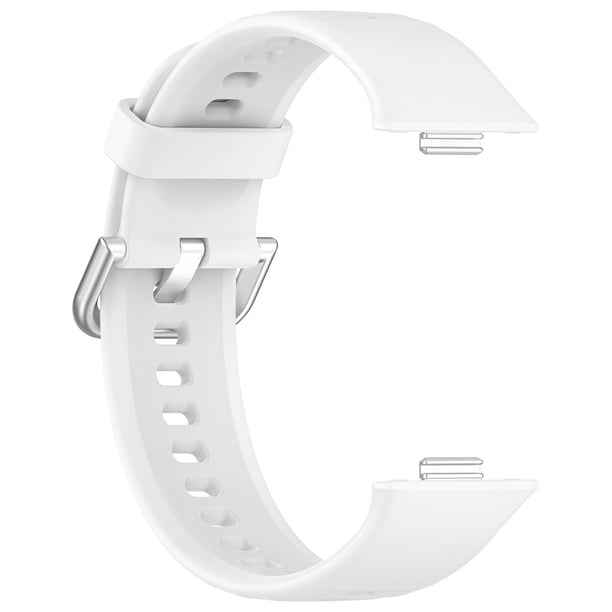 Correa de Reloj Correa de Silicona Deportes Impermeables para Huawei Watch Fit 3 Blanco