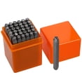thumbnail image 1 of Minkissy 1 x Box Metal Letter Punch Set Stamping Tools For Hobbyists Home Use Grey, 1 of 8