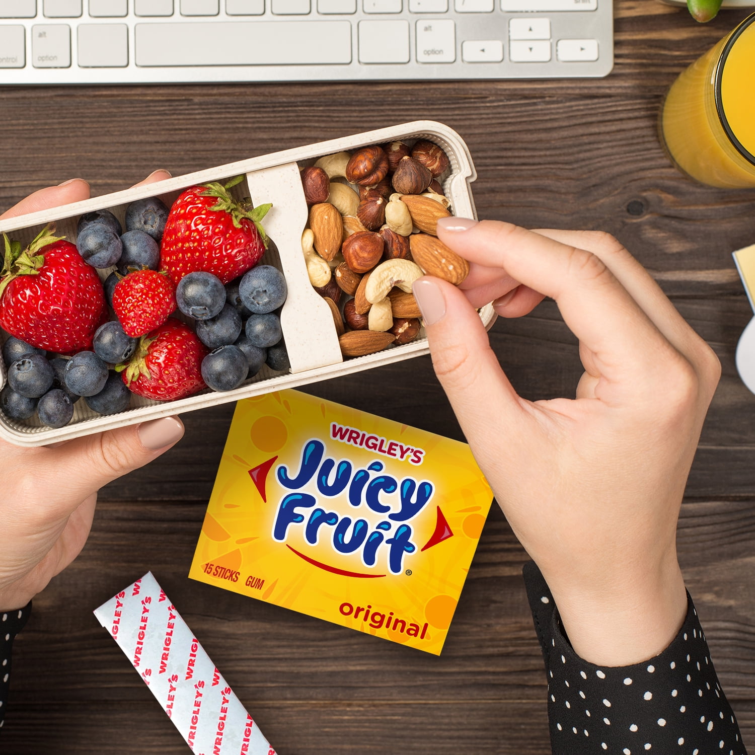 Juicy Fruit, Bubble Gum, 15 Pieces, Original Flavor - Walmart.com