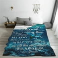 thumbnail image 5 of LHSHID to My Granddaughter Bed Throw Tapestry Grandma Grandpa Dad Mom Blanket Daughter Son Granddaughter Grandson Blanket 30x40inch, 5 of 9