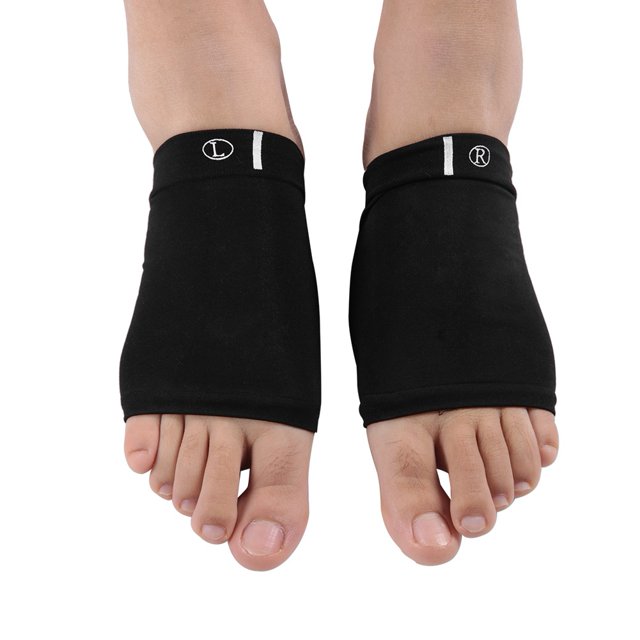 Qiilu Foot Arch Support Insole Elastic Bandage Foot Correction Cushion Pain Relief Heel Protection ,Arch Support, Foot Cushion