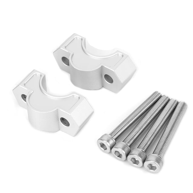 Adaptador de altura de manillar de 0,8 pulgadas para motocicleta de aleación de aluminio compatible con F850GS 2018-2019 para manillar de 0,9 pulgadas de diámetro