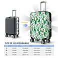 thumbnail image 3 of Cauagu Cactus Plants Print Travel Luggage Cover,Travel Dust-proof Suitcase Cover Softside Suitcase Protector for 18-32inch,Not Included Suitcase, 3 of 8