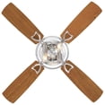 thumbnail image 3 of Westinghouse Hadley 42 in. Brushed Nickel Brown LED Indoor Ceiling Fan, 3 of 7