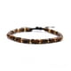 thumbnail image 4 of Xiao Hua Pulseras de cuentas para mujer y hombre: pulsera de cuentas con cristales curativos ajustables de 4 mm, color marrón., 4 of 4
