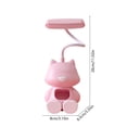 thumbnail image 3 of Weloille Rechargeable LED Night Light 1 Pack, Multifunctional Reading Table Lamp with Phone Holder, Adjustable Brightness Eye Caring Desk Light for Bedroom Bedside Desktop Nightstand Use, 3 of 6