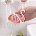 thumbnail image 4 of Soporte para cepillo de dientes BRI Flamingo montado en la pared, 4 of 5