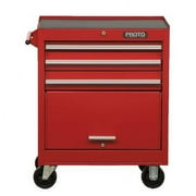 Red 3 Drawer Roller Cabinet 27X35"