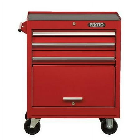 Red 3 Drawer Roller Cabinet 27X35"