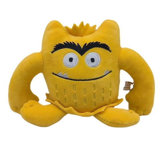 Children's Plush Toys Emotionmonster The Color Monster Cartoon Plush Toy-Single Yellow