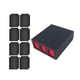 thumbnail image 5 of Caja para baraja de cartas coleccionables con 8 separadores de cartas, juguete multifuncional para coleccionar cartas. negro rojo, 5 of 9