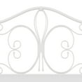 thumbnail image 5 of Hillsdale Furniture Ruby Textured White Metal Scroll King Bed, 5 of 11