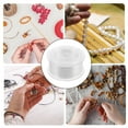 thumbnail image 3 of Homoyoyo White Elastic Bead Cord Roll, Stretchy Spandex Thread for Jewelry Making, Crafting, Wristbands, Beadwork and Projects, 3 of 7