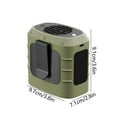 thumbnail image 3 of UttpKLBx Clearance Portable Conditioner Fan Portable Clip on Fan Handheld Rechargeable Fan Outdoor Portable Air Conditioner, for Home Office Outdoor Travel (Army Green), 3 of 9