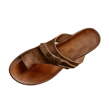 

NGTEVOOS New Style Flat Sandals Comfortable Slip Sole Ladies Summer Beach Shoes