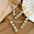 thumbnail image 6 of 4 Pieces Women Pearl Brooch DIY Crafts Waistband Decor Adjust Clip Clasps Tightening Waist Pins for Shirt Shawl Dress P, 6 of 7