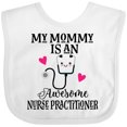 thumbnail image 3 of Inktastic Nurse Practitioner Mommy for Daughter Girls Baby Bib, 3 of 4