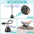 thumbnail image 5 of Fly Fans for Tables, Practical Fly Repellent Fan with Soft Blades, USB or Batteries Powered, Soundless and Portable Fly Fan Keeps Your Food Clean(3 Pack), 5 of 5