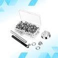 thumbnail image 2 of Shisuyan Rivet Setting Tool Copper Diy Craft 3 Pieces Tools 6mm Inner Diameter, 2 of 8
