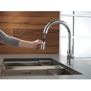 Delta Trinsic Single Handle Pull-Down Kitchen Faucet in Chrome 9159-DST