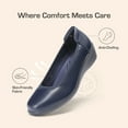 thumbnail image 5 of BURUDANI Women’s Pumps Round Toe Wedge Heel Black Dress Shoes Skin-Friendly Arch Support, 5 of 8