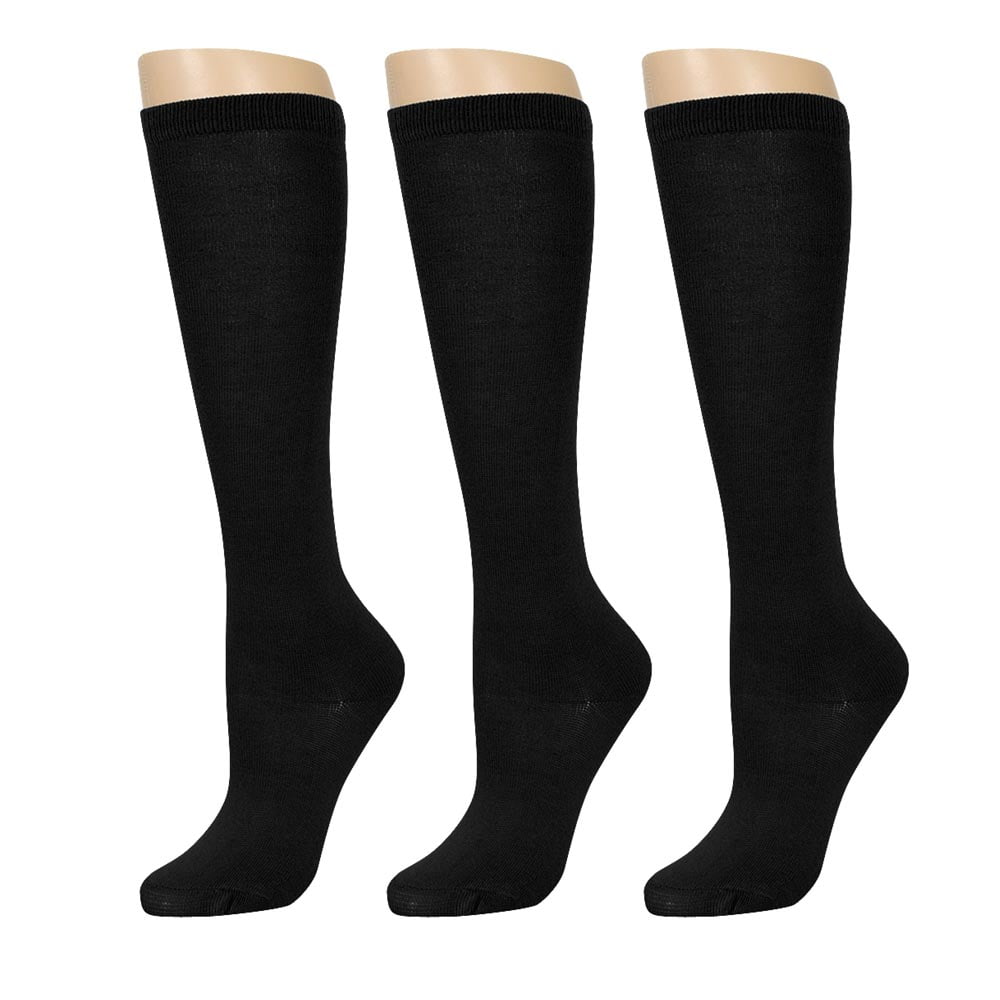 Girls Knee High School Socks Packs of 1 Pair up to 12 pair LOT