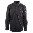 thumbnail image 2 of Harley-Davidson Men's Black Embroidered Skull L/S Woven Shirt (S21), 2 of 7