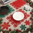 thumbnail image 7 of 12PCS Holiday Dining Polyester Placemats Set - Protective Scratch Resistant Table Decor for Festive Gatherings, 7 of 7