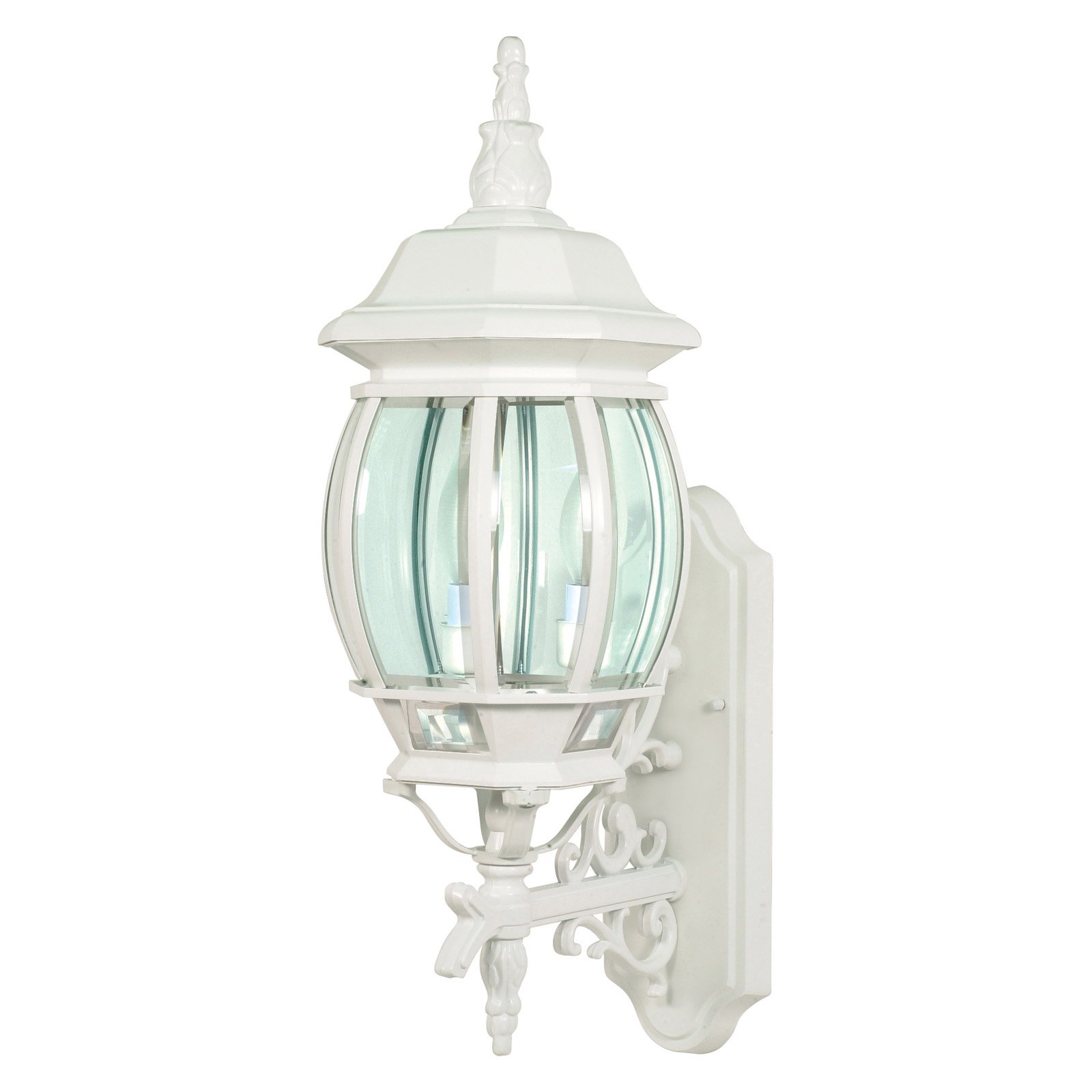 Nuvo Outdoor Wall Fixture,3L,22",White 60-888 - image 2 of 2