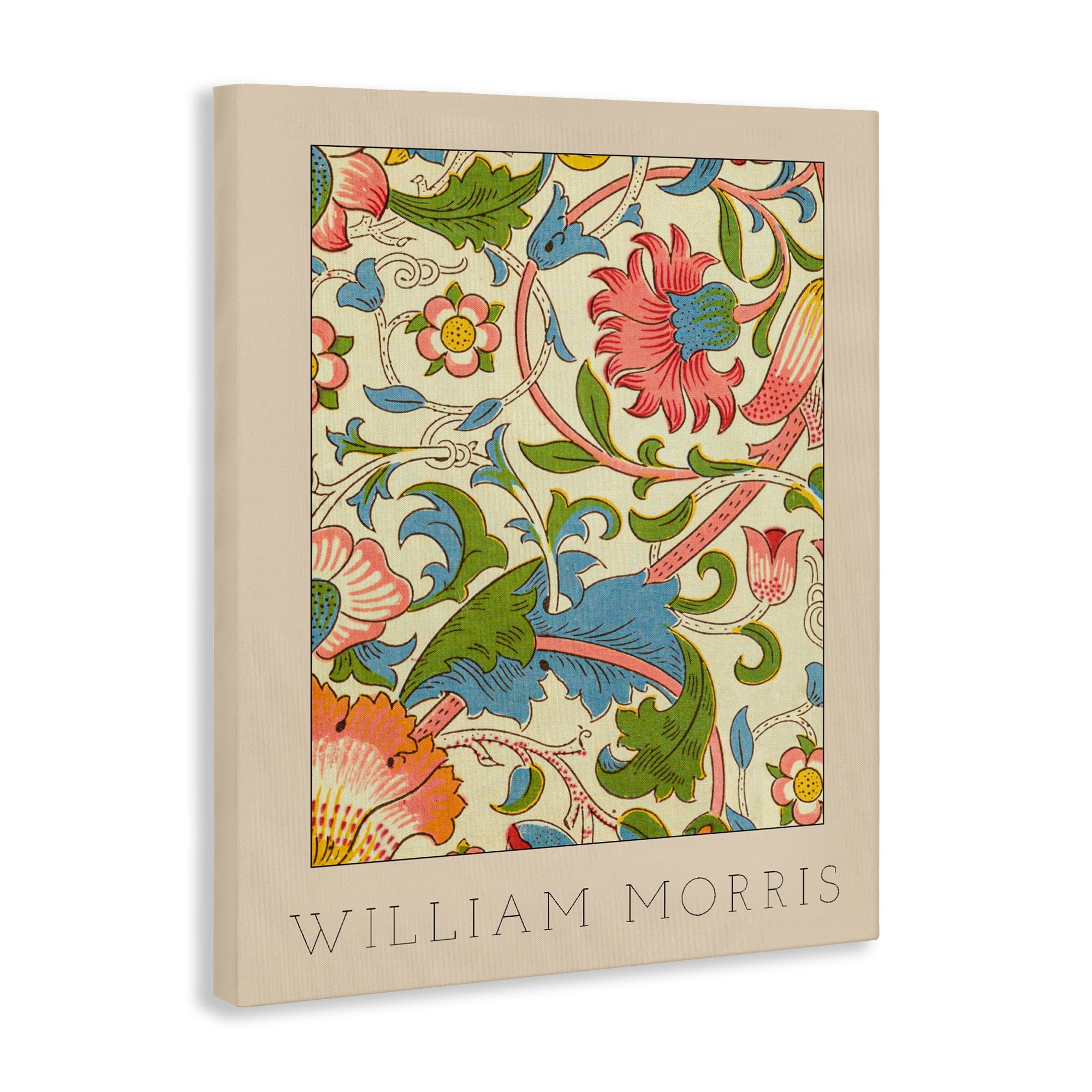 Stupell Industries Stylish Boho Classic Flowers Canvas Wall Art, design by Lil' Rue
