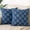 Indigo Leaf, variant on SHOPCREW Indigo Hand Block Printed Cotton Cushion Covers with Zipper Closure, Decorative Throw Pillow Covers for Sofa Couch Bed, 20x20 Inches, Pack of 4
