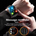 thumbnail image 4 of LIGE Call Smart Watch Hombres 1.96 Pulgadas Full Touch 600mAh Batería Reloj Deporte Impermeable Soporte Fitness Grabación Conectar Música Smartwatch, 4 of 4