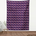 thumbnail image 4 of Ambesonne Fantasy Fabric by the Yard Upholstery, Cartoon Style Dragons Art, 3 Yards, Dark Purple and Pale Ruby, 4 of 5