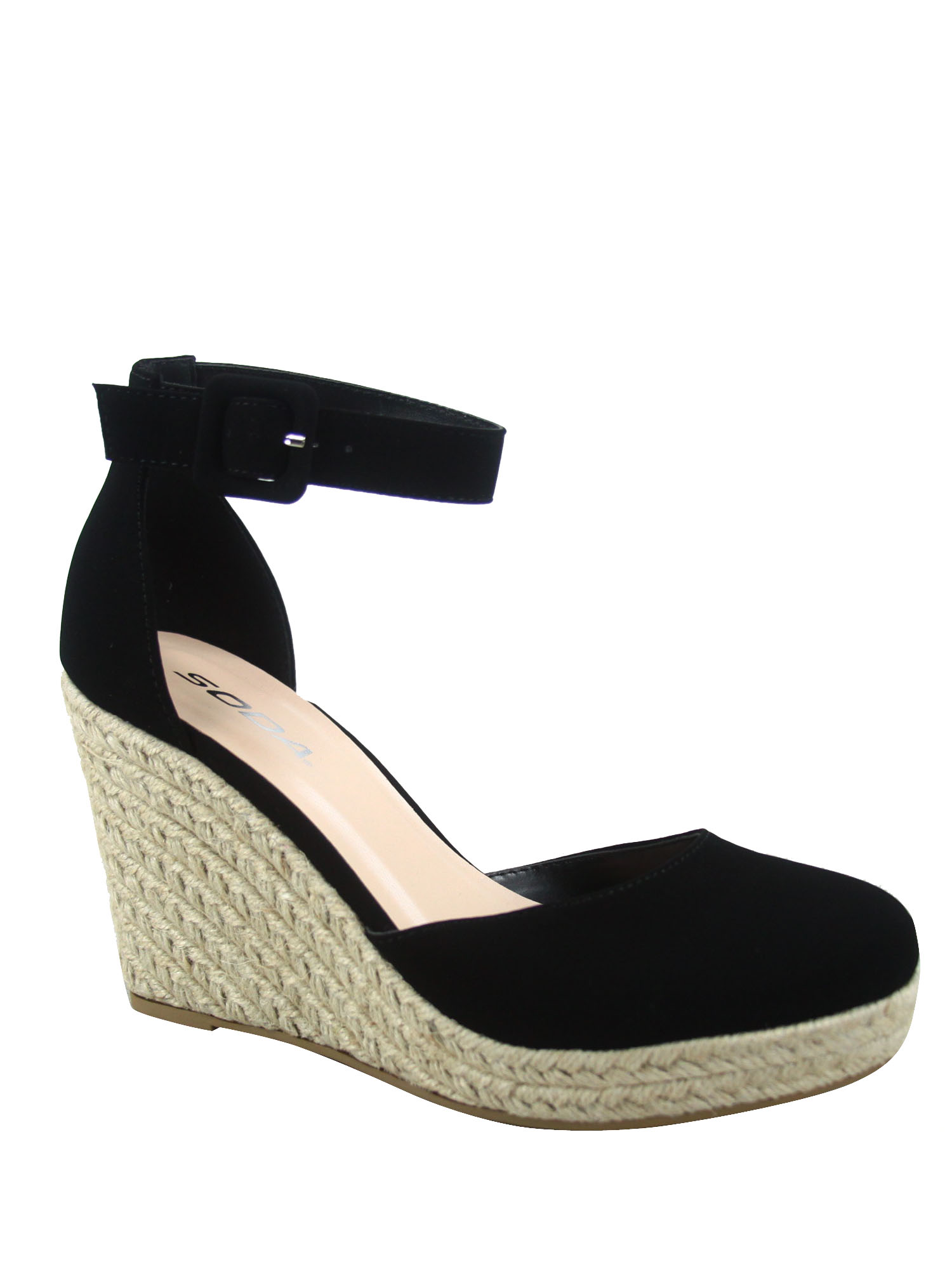 Ankle Strap Espadrille Wedge Sandals 