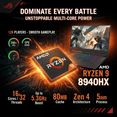 thumbnail image 3 of ASUS ROG Strix G16 Gaming Laptop, 16” FHD+ 165Hz/3ms, GeForce RTX 5070Ti 12GB GDDR7, AMD Ryzen 9 8940HX, 16GB DDR5-5600, 1TB PCIe Gen 4 SSD, Wi-Fi 6E, Win11 Home,RGB Backlit KB,w/Lifetime Office, 3 of 9