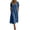 A-Navy, variant on 2026 Summer Womens Plus Size Dress Linen Collar Short Sleeved Button Up Mini Dress